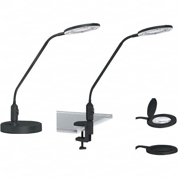 ALERA - Task Lights Fixture Type: Magnifying Color: Black - Americas Industrial Supply