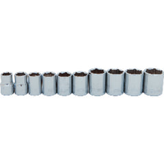 3/8″ 10PC SOCKET SET 6PT - Americas Industrial Supply