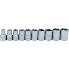 1/2″ 10PC SOCKET SET 6PT - Americas Industrial Supply