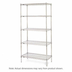 Metro - 2,000 Lb Capacity 5 Shelf Wire Shelving - Starter Unit - Americas Industrial Supply