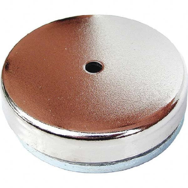 Eclipse - Ceramic Pot Magnets Diameter (Inch): 2.6300 Height (Decimal Inch): 0.3800 - Americas Industrial Supply