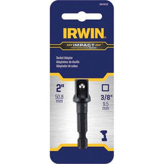 Irwin - 3/8" Hex Impact Socket Adapter - Americas Industrial Supply