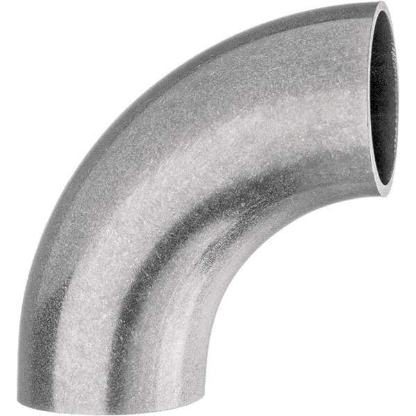 Value Collection - Sanitary Stainless Steel Pipe Fittings Type: 90 Short Elbow Style: Butt Weld - Americas Industrial Supply