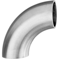 Value Collection - Sanitary Stainless Steel Pipe Fittings Type: 90 Short Elbow Style: Butt Weld - Americas Industrial Supply