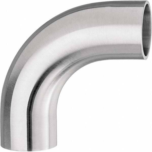 Value Collection - Sanitary Stainless Steel Pipe Fittings Type: 90 Elbow Style: Butt Weld - Americas Industrial Supply