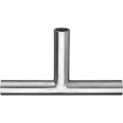 Value Collection - Sanitary Stainless Steel Pipe Fittings Type: Tee Style: Butt Weld - Americas Industrial Supply