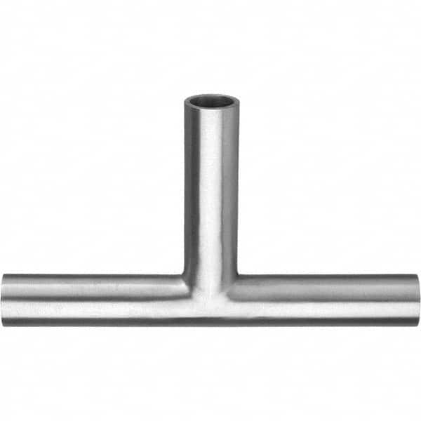 Value Collection - Sanitary Stainless Steel Pipe Fittings Type: Tee Style: Butt Weld - Americas Industrial Supply
