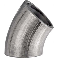 Value Collection - Sanitary Stainless Steel Pipe Fittings Type: 45 Short Elbow Style: Butt Weld - Americas Industrial Supply