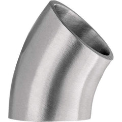 Value Collection - Sanitary Stainless Steel Pipe Fittings Type: 45 Short Elbow Style: Butt Weld - Americas Industrial Supply