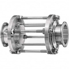 Value Collection - Sanitary Stainless Steel Pipe Fittings Type: Sight Glass Style: Quick-Clamp - Americas Industrial Supply