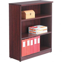 ALERA - Bookcases Height (Inch): 39-3/4 Color: Mahogany - Americas Industrial Supply