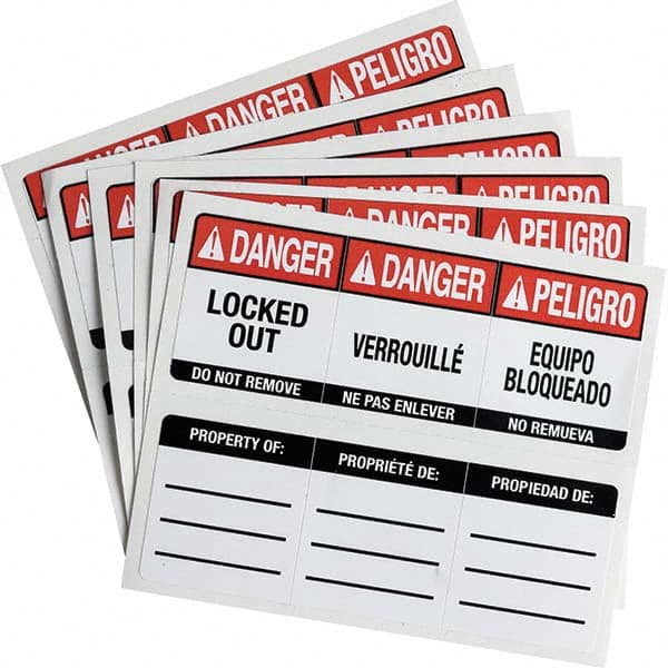 Brady - Safety & Facility Labels Message Type: Accident Prevention Header: DANGER - Americas Industrial Supply