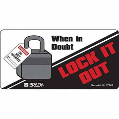 Brady - Safety & Facility Labels Message Type: Accident Prevention Header: None - Americas Industrial Supply