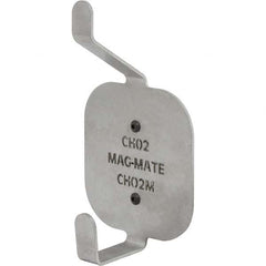 Mag-Mate - Coat & Hat Hooks Type: Double Coat & Hat Hook w/ Magnetic Mount Projection: 2-35/64 (Inch) - Americas Industrial Supply