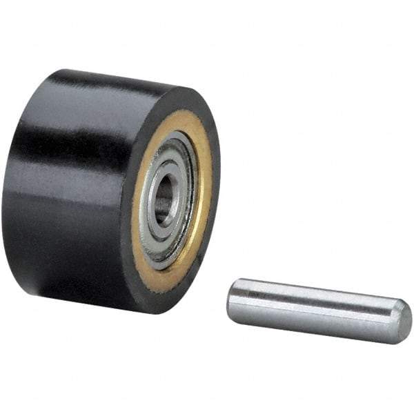 Dynabrade - Contact Wheel Assembly - Crown Face Duro Rubber - Americas Industrial Supply