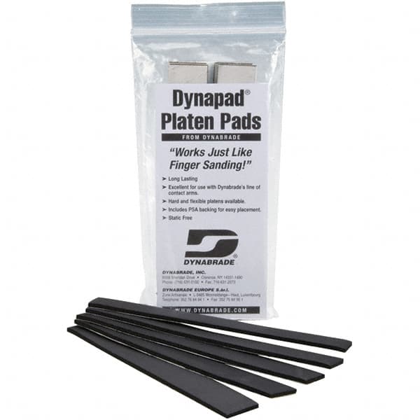 Dynabrade - Power Sander Platen Pads - For Use with Dynafile Abrasive Belt Machines - Americas Industrial Supply