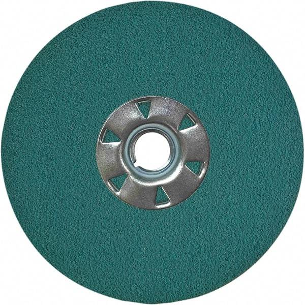 VSM - 7" Diam 7/8" Hole 24 Grit Fiber Disc - Very Coarse Grade, Zirconia Alumina, 8,000 Max RPM, Series ZF047 - Americas Industrial Supply