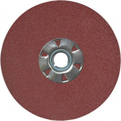 VSM - 7" Diam 7/8" Hole 40 Grit Fiber Disc - Coarse Grade, Aluminum Oxide, 8,000 Max RPM, Series KF708 - Americas Industrial Supply