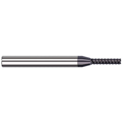 Harvey Tool - 0.9mm, 3/16" LOC, 1/8" Shank Diam, 2-1/2" OAL, 6 Flute Solid Carbide Square End Mill - Exact Industrial Supply