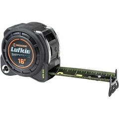 Lufkin - Tape Measures Length (Feet): 16.00 Width (mm): 30.16 - Americas Industrial Supply