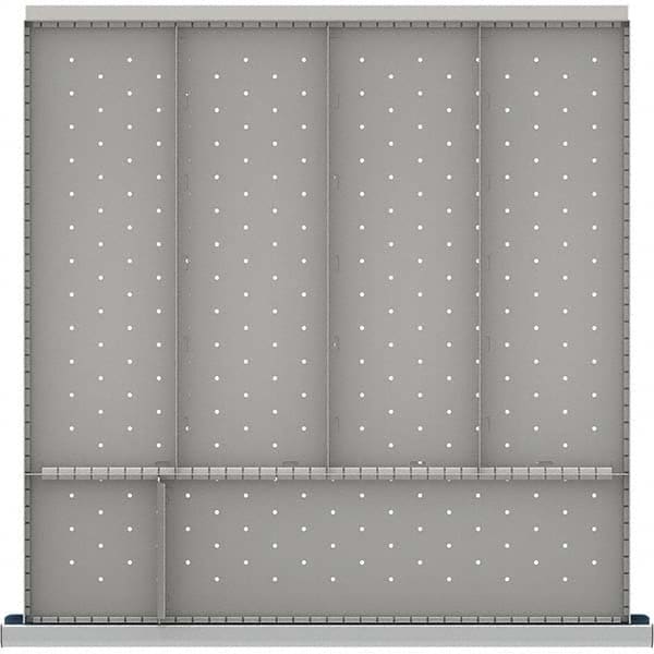 LISTA - 6-Compartment Drawer Divider Layout for 3.15" High Drawers - Americas Industrial Supply