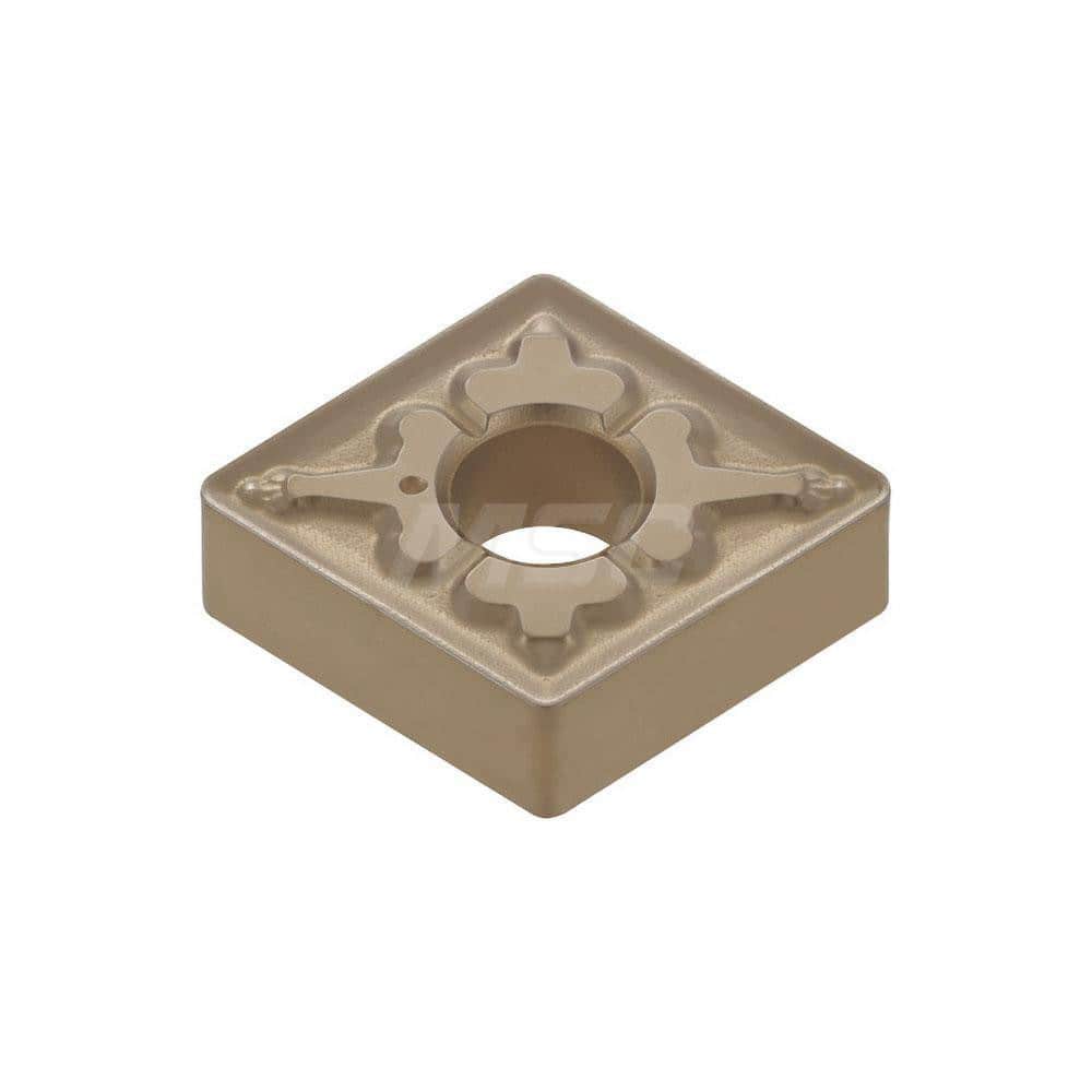 Turning Insert:  CNMG433TM AH645,  Solid Carbide TiAlN Finish,  Neutral,  1/2″ Inscribed Circle,  0.0470″ Corner Radius,  80.0 &deg N/A Diamond,  Series  CNMG