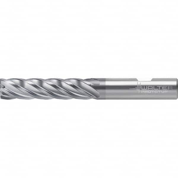 Corner Radius End Mill: 0.2362″ Dia, 0.012″ Radius, 5 Flutes, Solid Carbide 35 ° Helix, Corner Radius End, Series MD133
