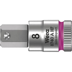 Wera - 1/4" Drive, 9/64" Hex Bit Socket - 3-3/4" OAL - Americas Industrial Supply