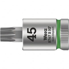 Wera - 3/8" Drive, T20 Torx Bit Socket - 1-3/8" OAL - Americas Industrial Supply