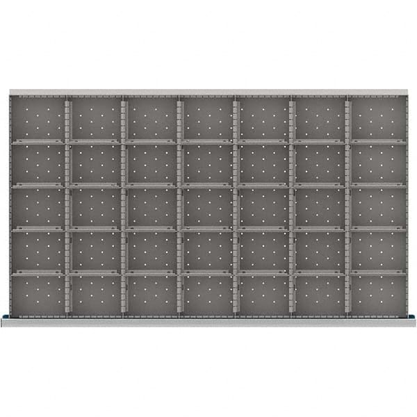 LISTA - 35-Compartment Drawer Divider Layout for 3.15" High Drawers - Americas Industrial Supply