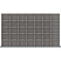 LISTA - 35-Compartment Drawer Divider Layout for 3.15" High Drawers - Americas Industrial Supply