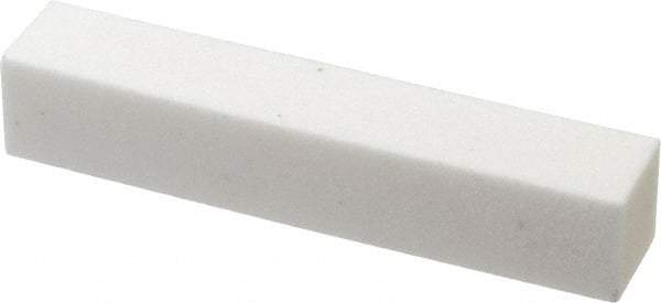 Norton - 80 Grit Aluminum Oxide Square Dressing Stick - 4 x 3/4 x 3/4, Medium Grade, Vitrified Bond - Americas Industrial Supply