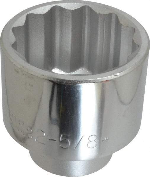 Proto - 2-5/8", 1" Drive, Standard Hand Socket - 12 Points, 4-1/8" OAL - Americas Industrial Supply