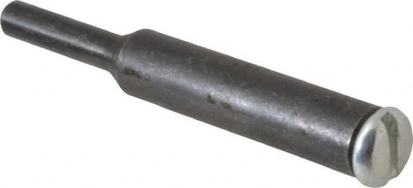 Value Collection - 1/4" Max Diam, Abrasive Disc Adapter - 3" Long - Americas Industrial Supply