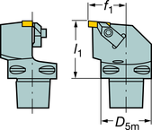 C6-TLER-45065-3 Capto® and SL Turning Holder - Americas Industrial Supply