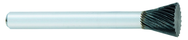 SA-3L6 -- 9mm x 19mm LOC x 6mm Shank x 6 OAL Cylindrical Carbide Medium Right Hand Spiral Burr - Americas Industrial Supply
