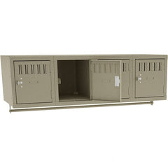 Tennsco - 4 Door, 4 Tier, Welded Locker - Americas Industrial Supply
