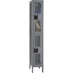 Tennsco - 2 Door, 2 Tier, Welded Locker - Americas Industrial Supply