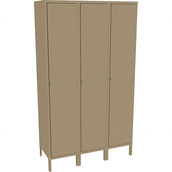 Tennsco - 3 Door, 1 Tier, Welded Locker - Americas Industrial Supply