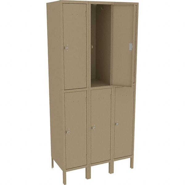 Tennsco - 6 Door, 2 Tier, Welded Locker - Americas Industrial Supply