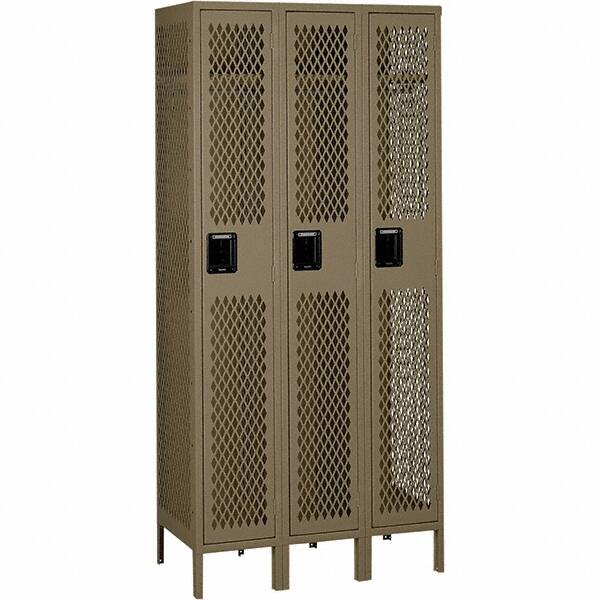 Tennsco - 3 Door, 1 Tier, Welded Locker - Americas Industrial Supply