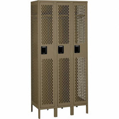 Tennsco - 3 Door, 1 Tier, Welded Locker - Americas Industrial Supply