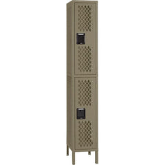 Tennsco - 2 Door, 2 Tier, Welded Locker - Americas Industrial Supply