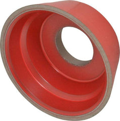 Norton - 3-3/4" Diam, 1-1/4" Hole Size, 1-1/2" Overall Thickness, 120 Grit, Type 11 Tool & Cutter Grinding Wheel - Fine Grade, CBN, Resinoid Bond - Americas Industrial Supply