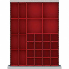 LISTA - 28-Compartment Drawer Divider Layout for 2.17" High Drawers - Americas Industrial Supply