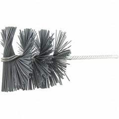 Brush Research Mfg. - 4" Bore Diam, 120 Grit, Silicon Carbide Flexible Hone - Medium, 4" OAL - Americas Industrial Supply