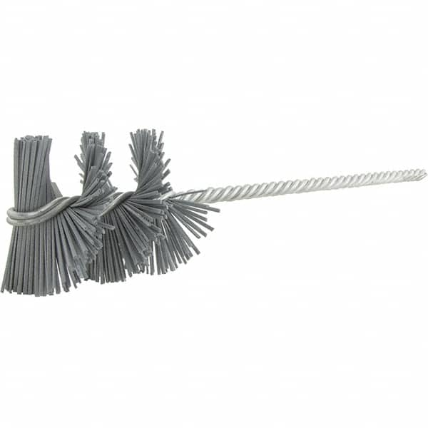 Brush Research Mfg. - 3-1/2" Bore Diam, 320 Grit, Silicon Carbide Flexible Hone - Medium, 4" OAL - Americas Industrial Supply