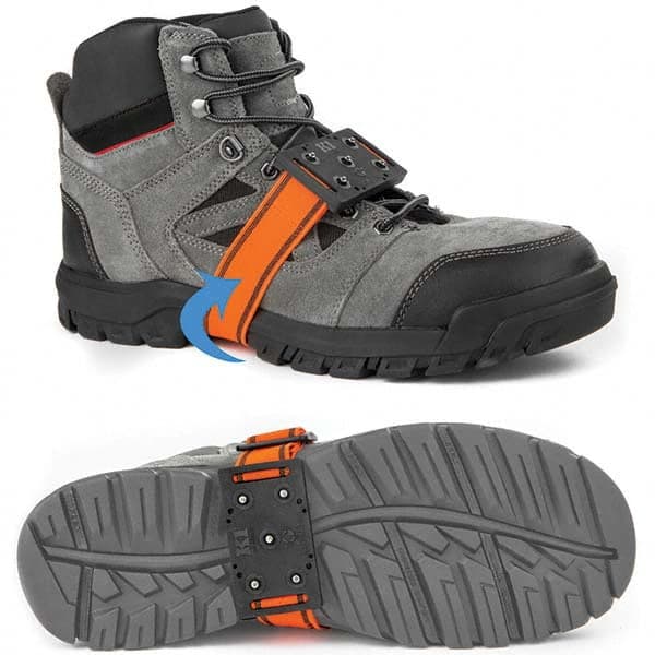 Geroline - Ice Traction Footwear Footwear Style: Strap-On Cleat Traction Type: Tungsten Carbide Stud - Americas Industrial Supply