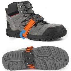 Geroline - Ice Traction Footwear Footwear Style: Strap-On Cleat Traction Type: Tungsten Carbide Stud - Americas Industrial Supply
