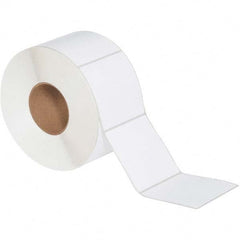 Value Collection - Pack of 4 Rolls, 1,500 Labels per Roll, 4" x 4" White Topcoated Facestock Thermal Labels - Americas Industrial Supply